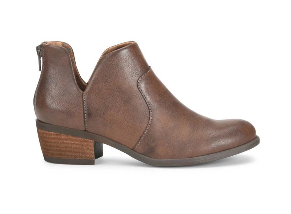 BOC Women's Lucy Zip-Up ankle Bootie slip on boots sz 8M